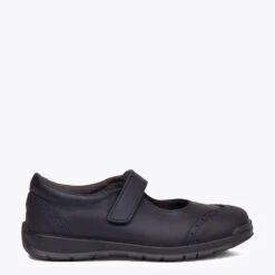 Chaussures Fille En Cuir Lavable MiMaO Noir