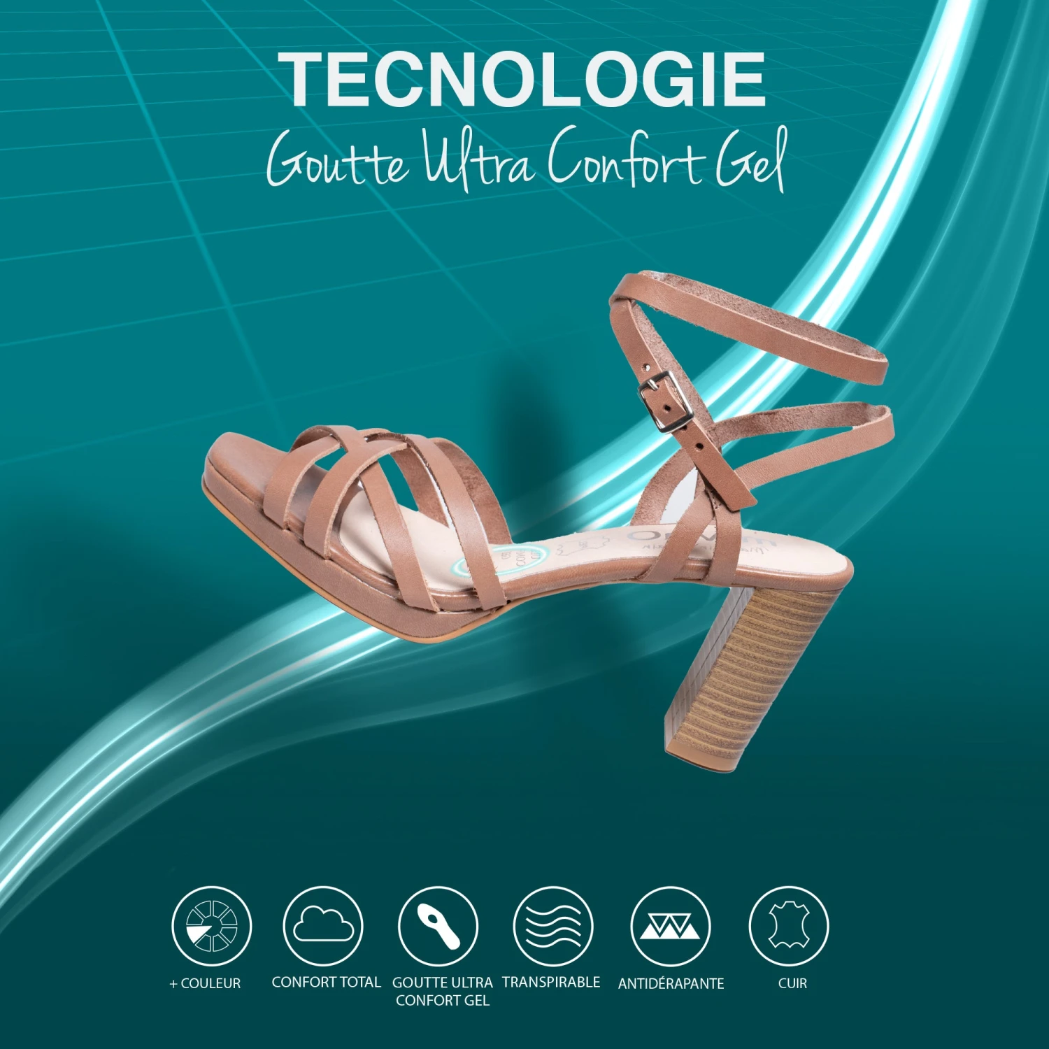 MODEL- Sandale à Lanières élégante NUDE – Image 7