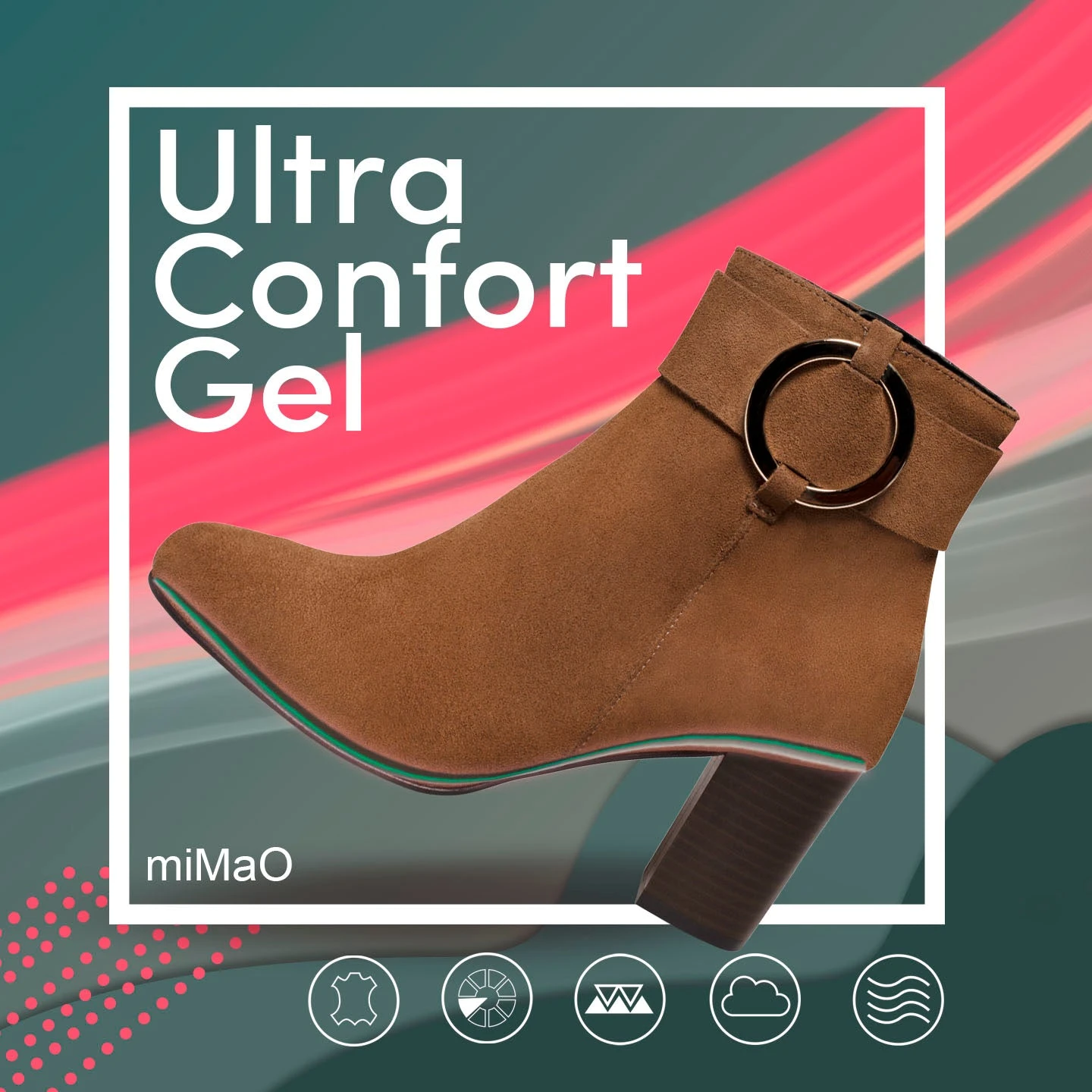 PARIS - Bottine élégante BLEU MARINE Avec Talon – Image 7