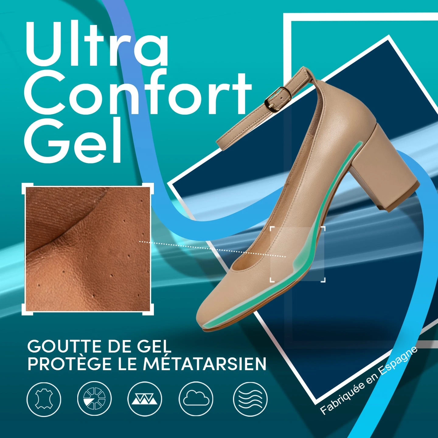 URBAN BRACELET - Chaussure Avec Bride à La Cheville NUDE – Image 8