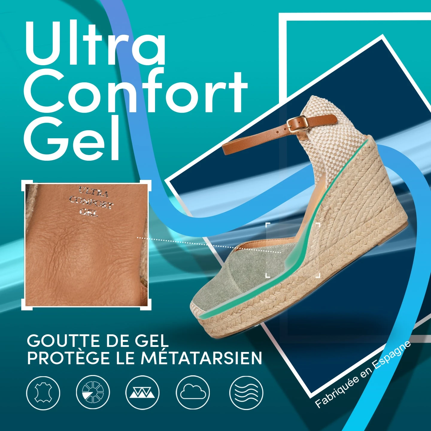 IBIZA - Espadrilles BEIGE Talon Haut – Image 8