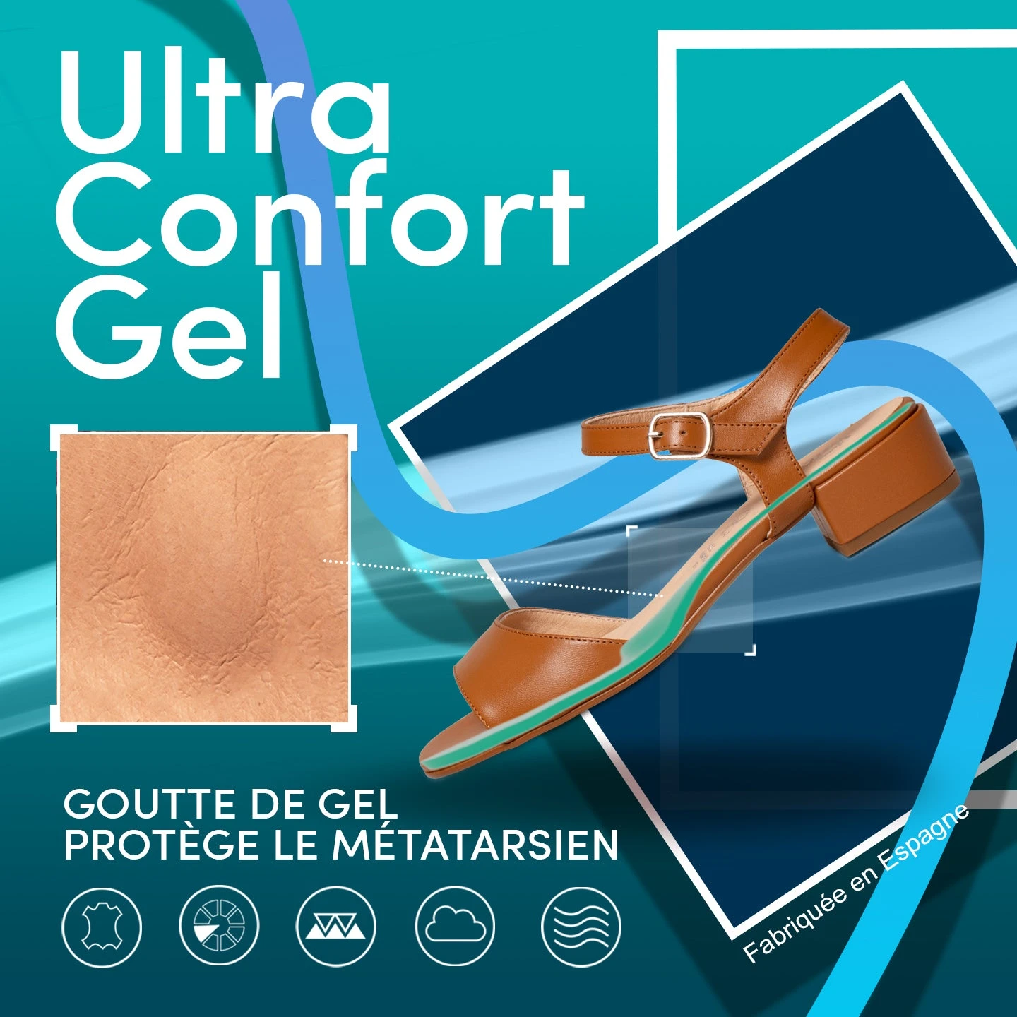 MAR - Sandales MAKE UP Ă Talon Bas â Image 8