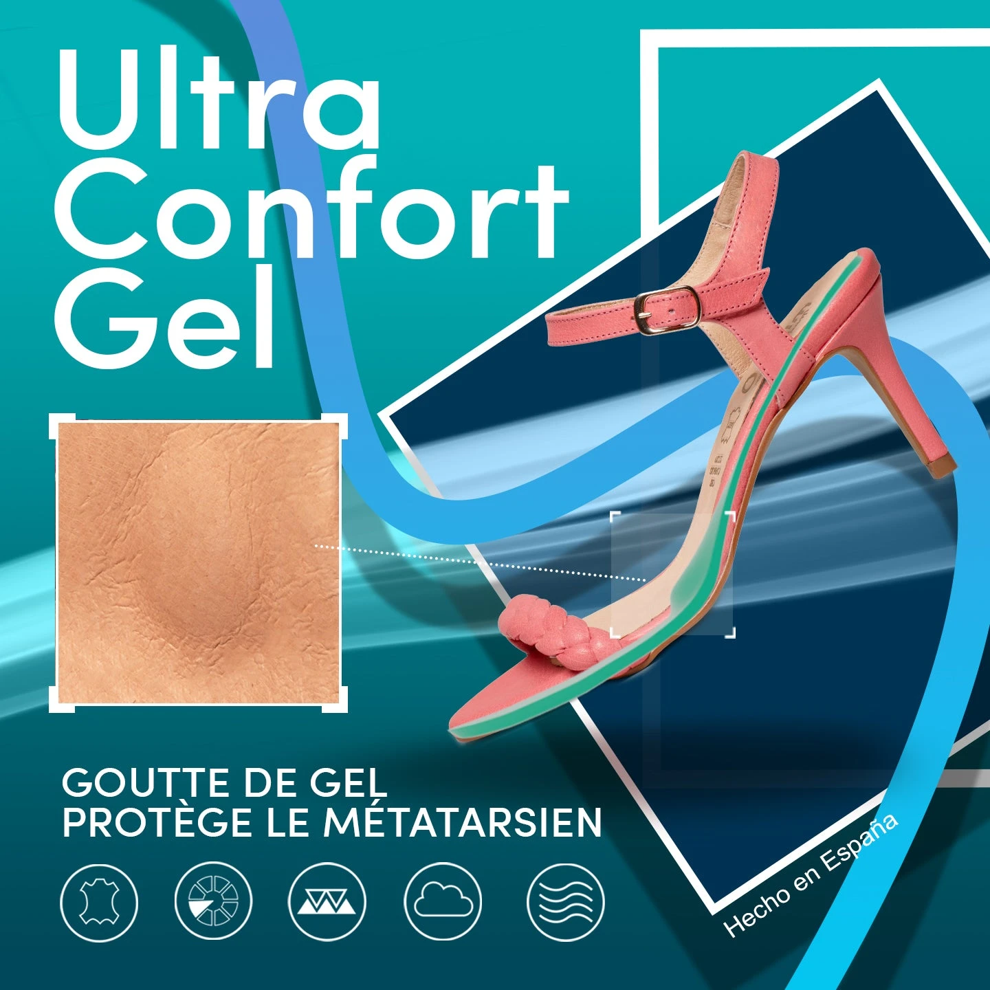 SUNSET - Sandales JAUNE Ă Talon Aiguille â Image 8