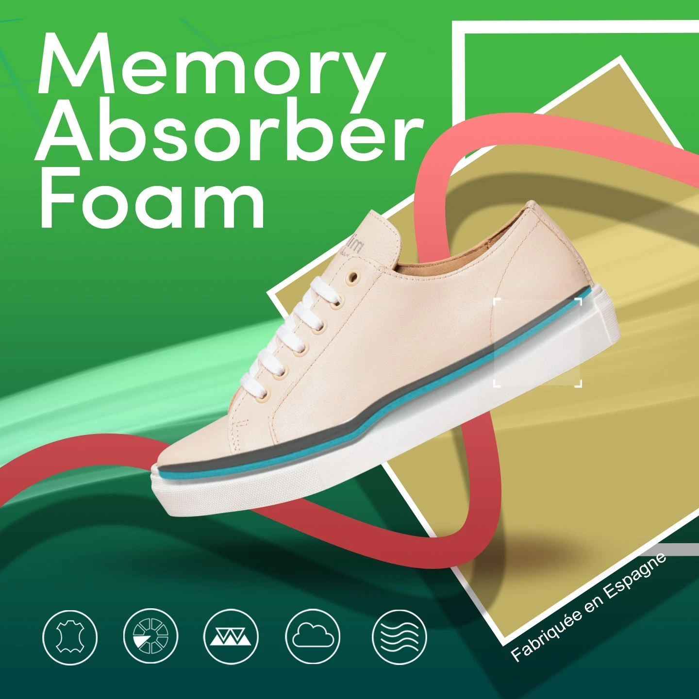 SKATE - Baskets à Lacets BLANC – Image 8