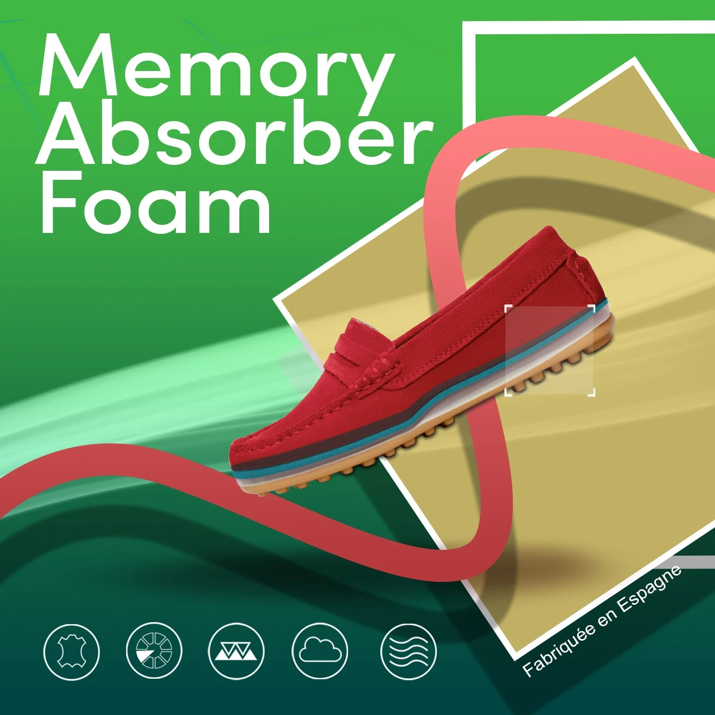 MOCCASÍN - Mocassins BLEU Pour Enfants En Cuir – Image 7