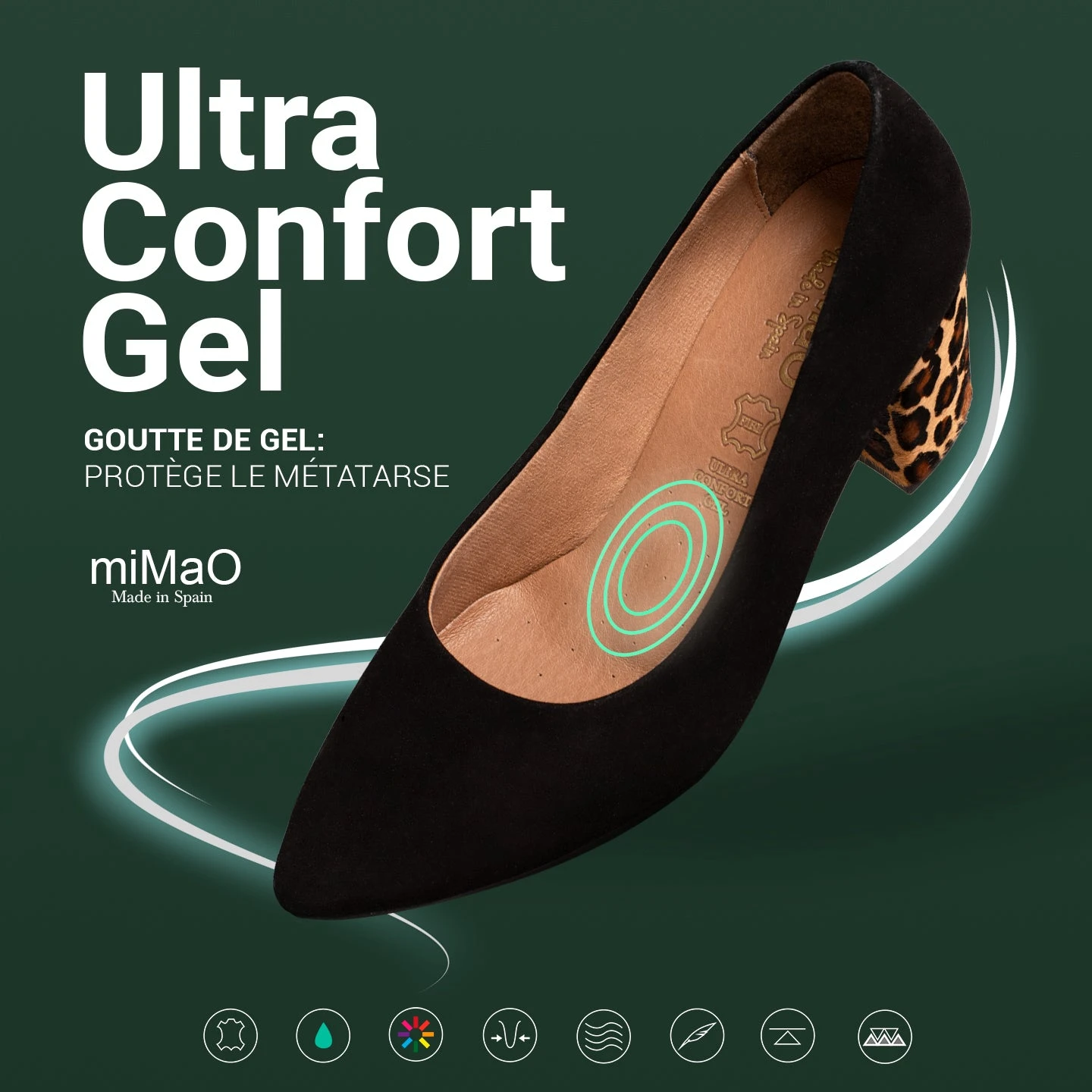 URBAN S WILD - Chaussures à Talon Noires Animal Print ZÈBRE – Image 7