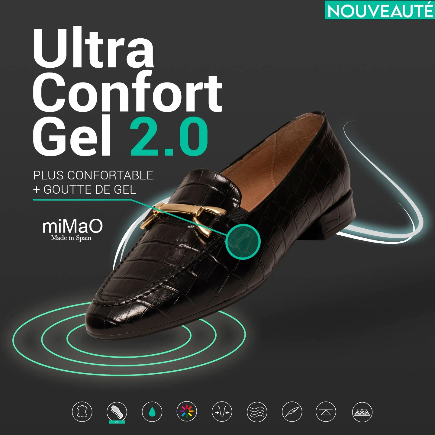 STYLE COCO - Mocassins Texturés BORDEAUX Pour Femmes – Image 7