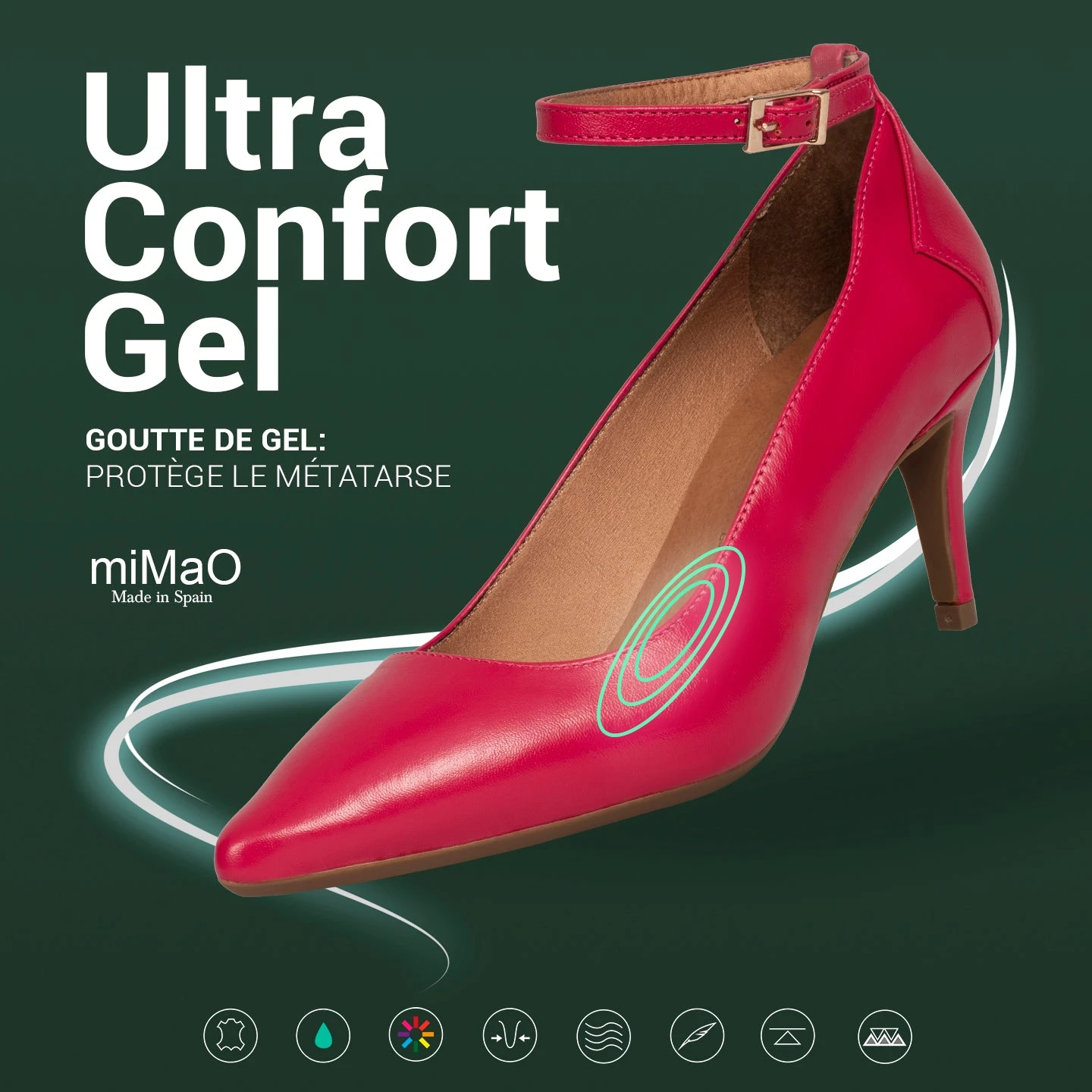 STILETTO BRACELET - Chaussures à Talon Fin Avec Bracelet NUDE – Image 7