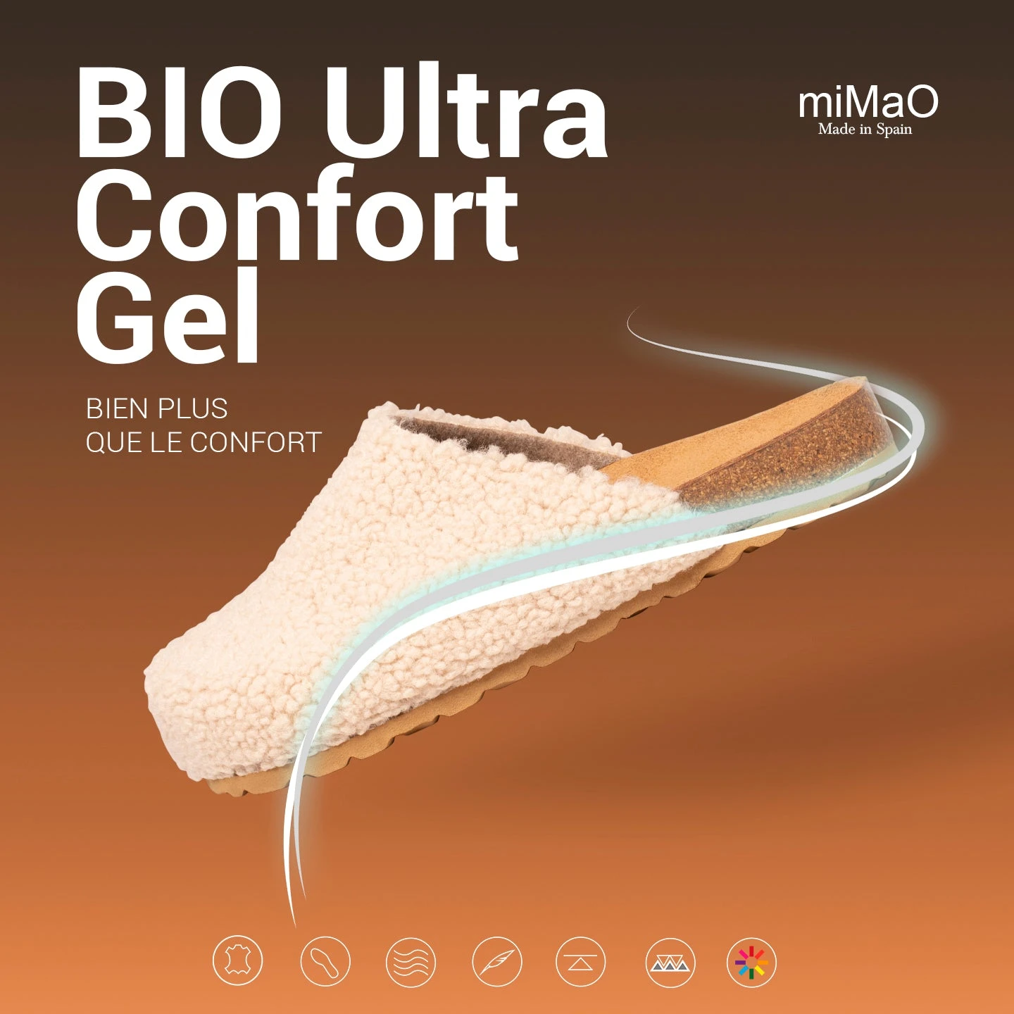 DREAMING - Chaussons Fourrure Mouton TAUPE – Image 6