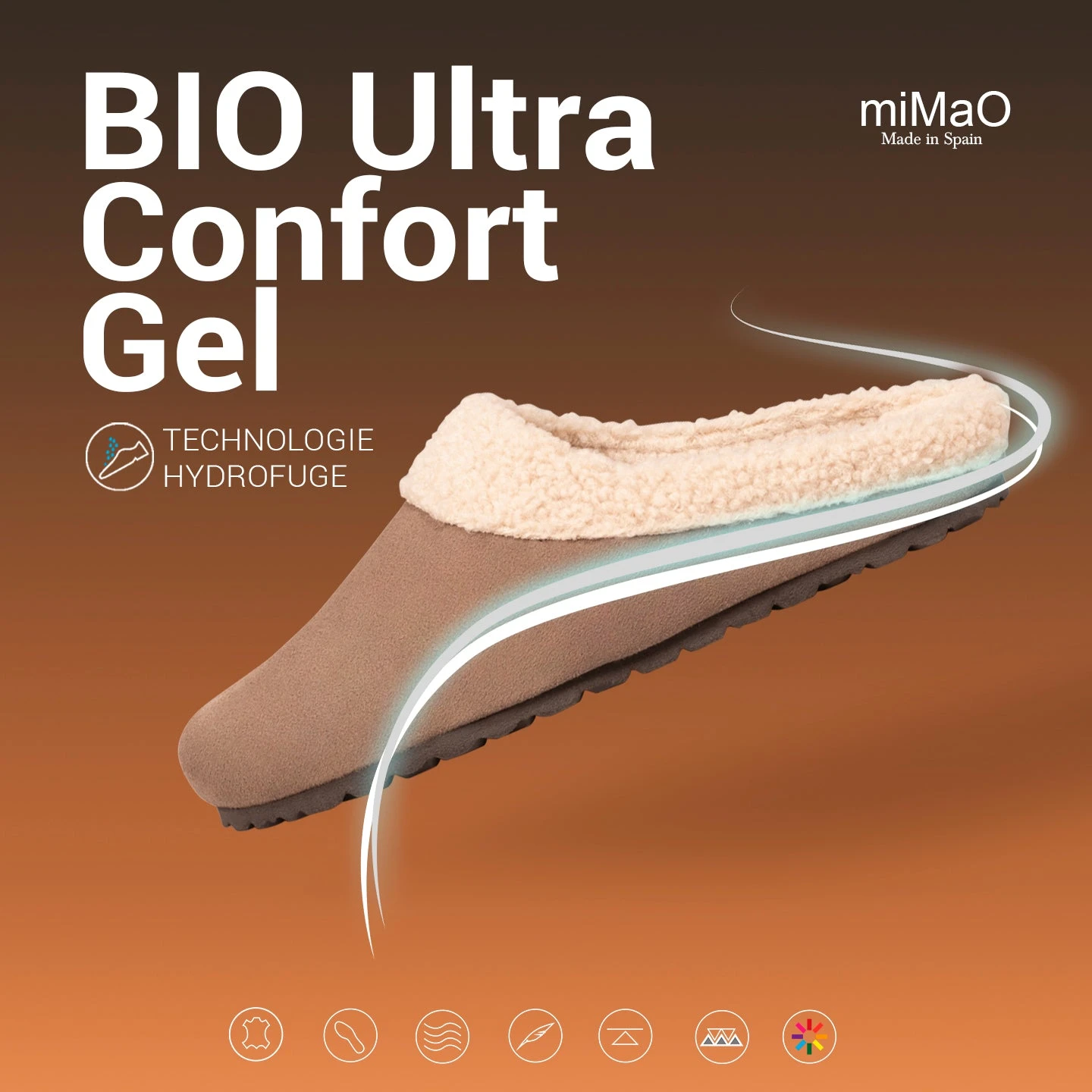 DREAM HOME - Pantoufles Avec Fourrure Pour Hommes TAUPE – Image 6