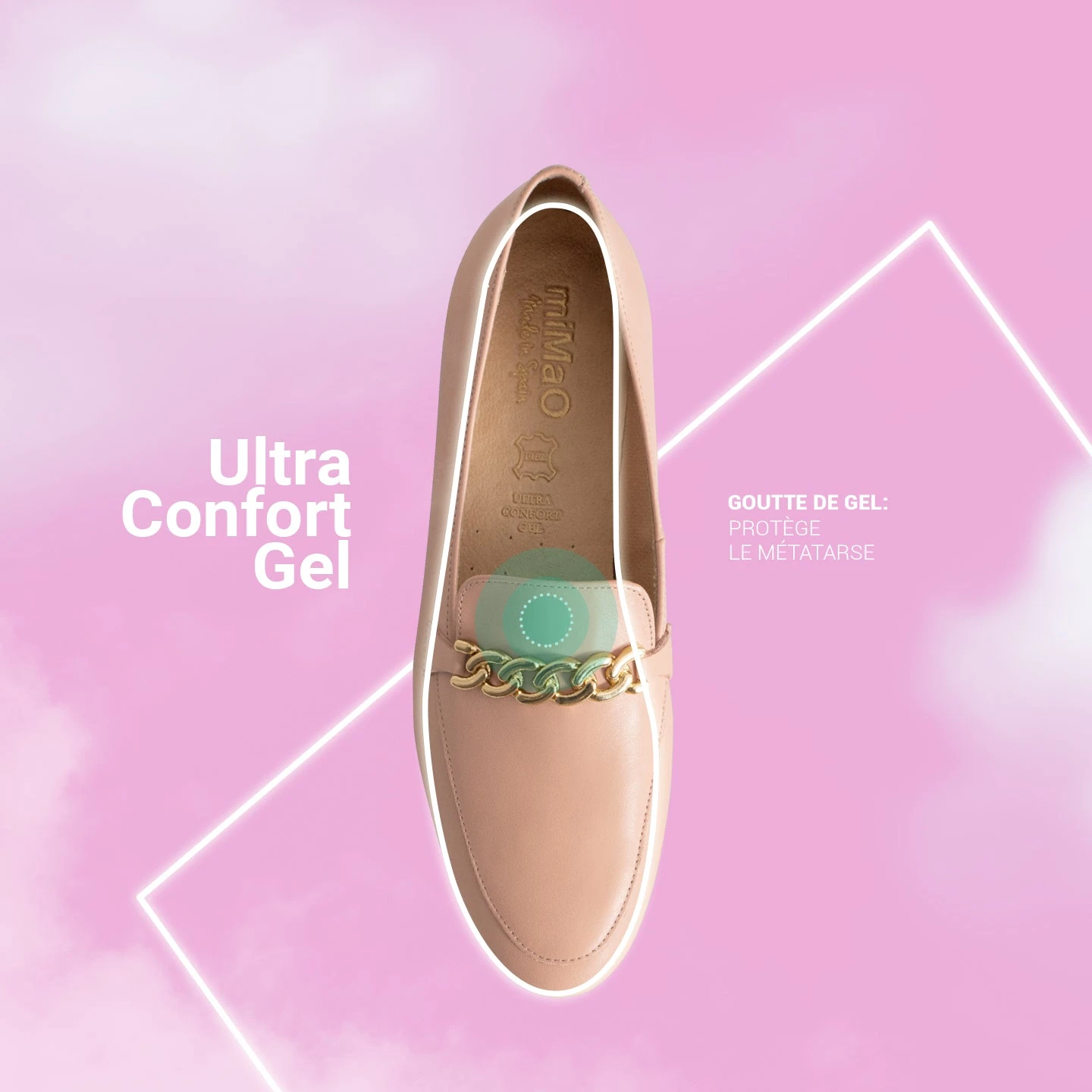 CHAIN - Mocassins élégants Pour Femmes LILAS – Image 7