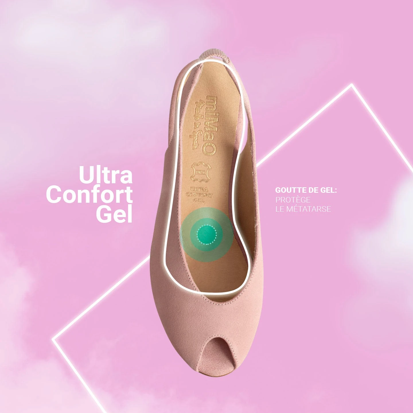 WOMAN - Chaussures Sans Talon Peep-toe ROSE – Image 7