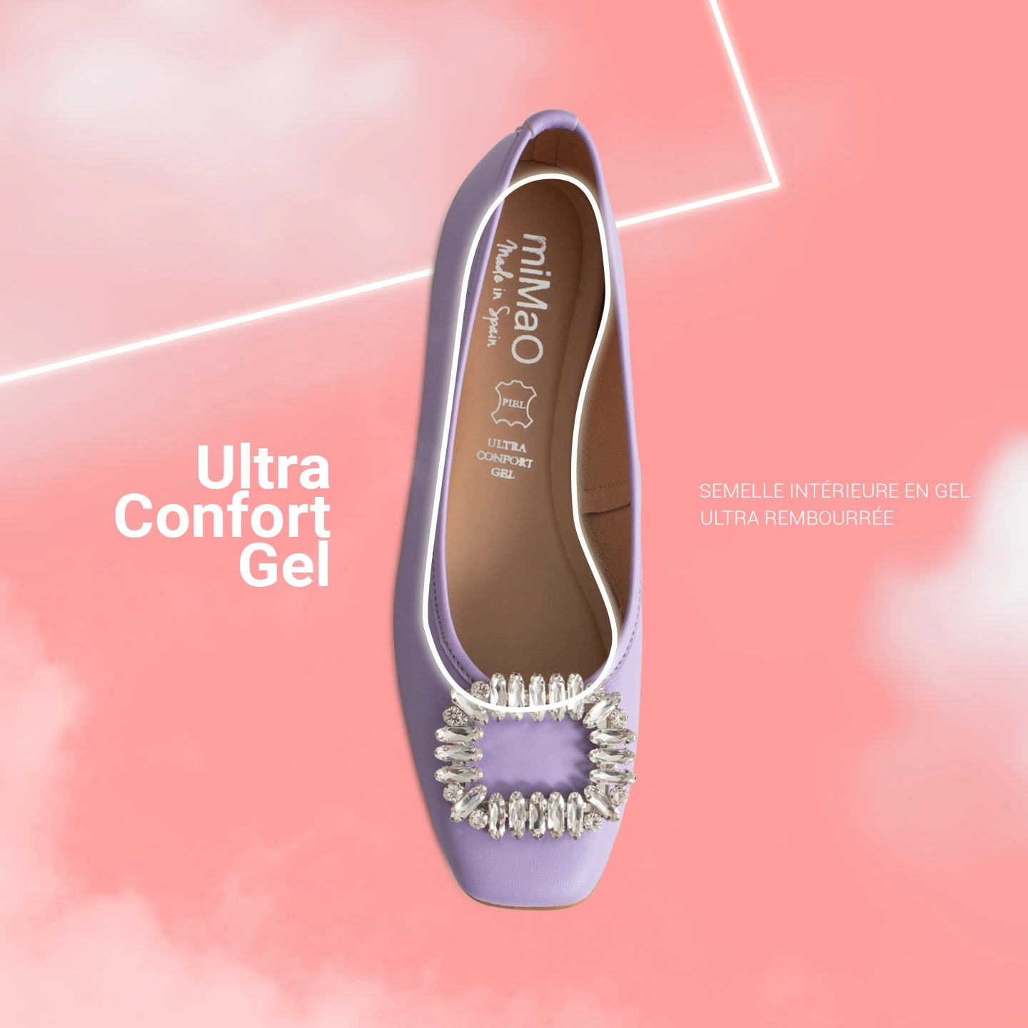 BIJOU - Chaussures Plates Avec Broche FUCHSIA – Image 7