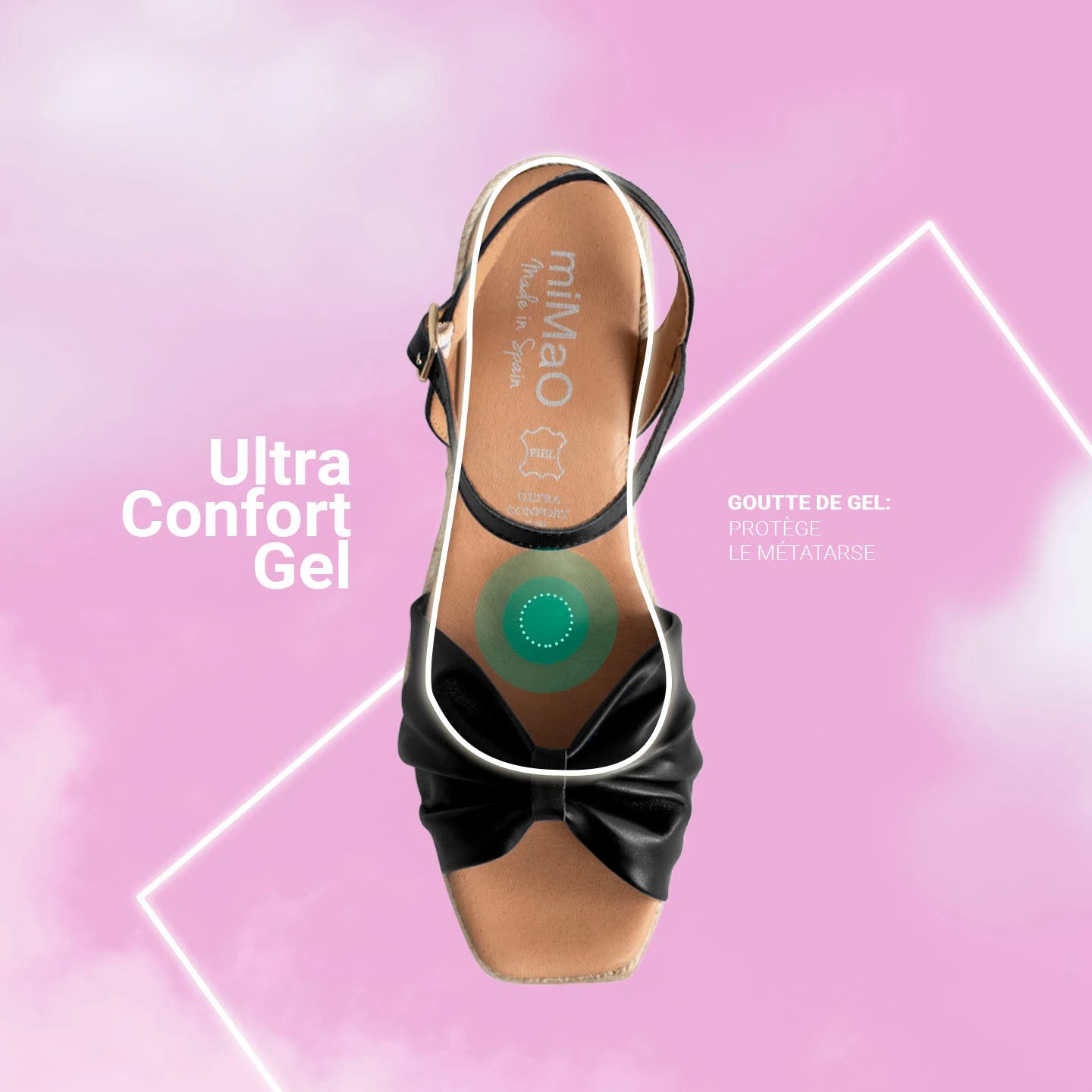 CÁDIZ - Sandales En Jute MARRON Et Bout Carré – Image 7