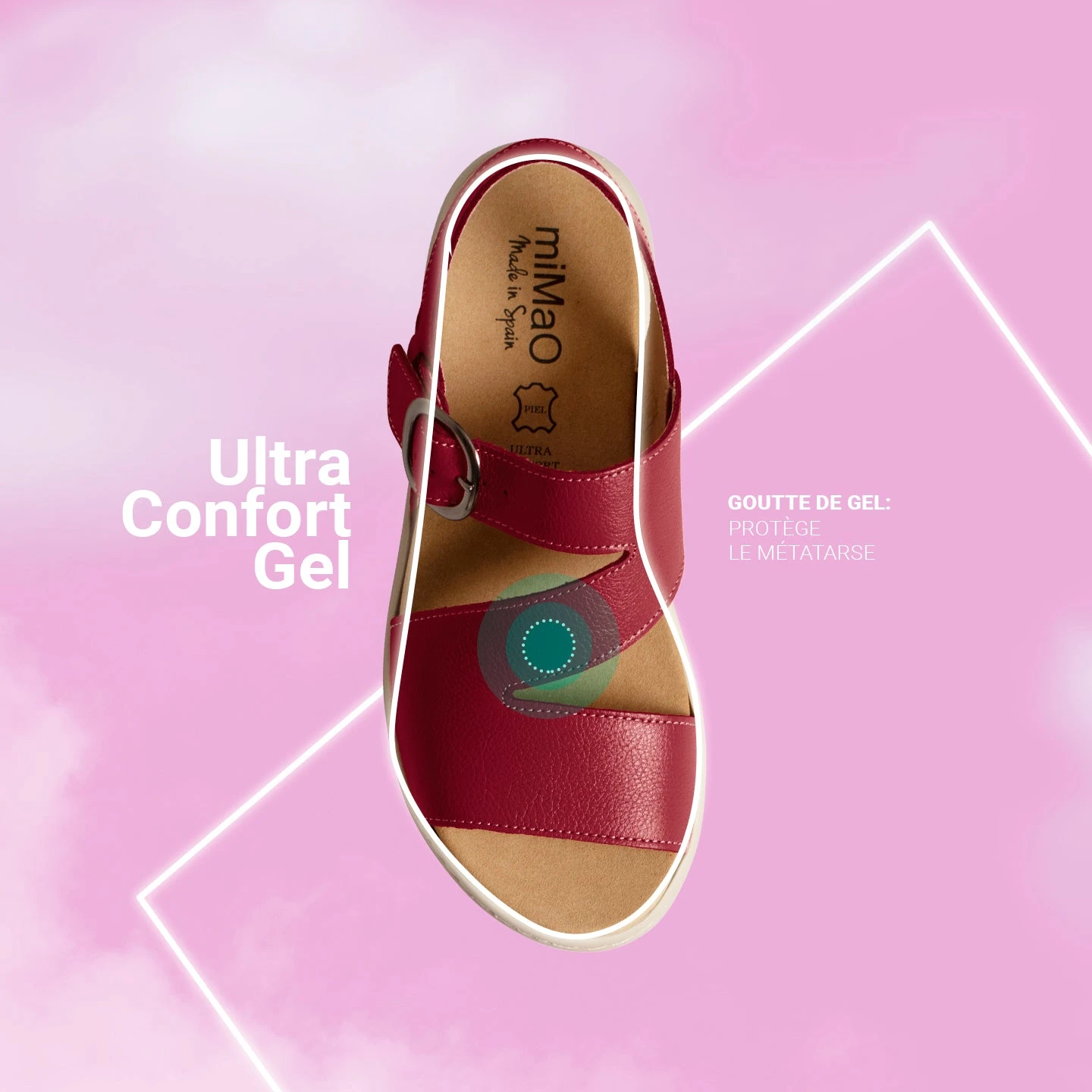 NATURA - Sandales à Semelle Amovible MARRON – Image 7