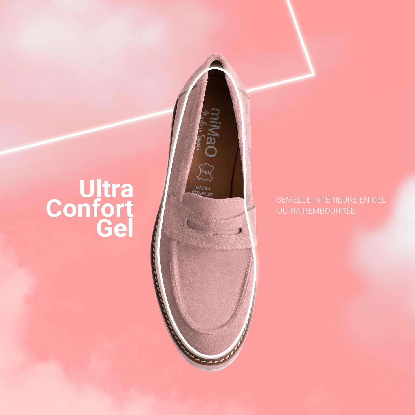 CASUAL - Mocassins Pour Femmes Avec Plateforme TAUPE – Image 7