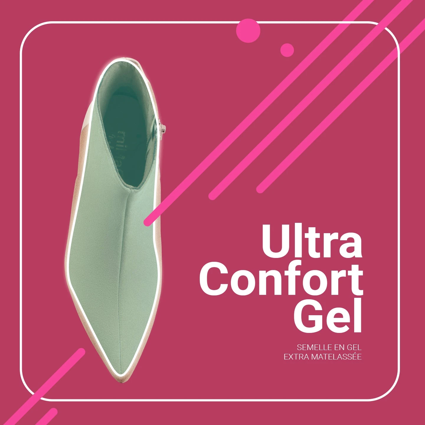 NIGHT – Bottines élégantes Talon Fin BEIGE – Image 7