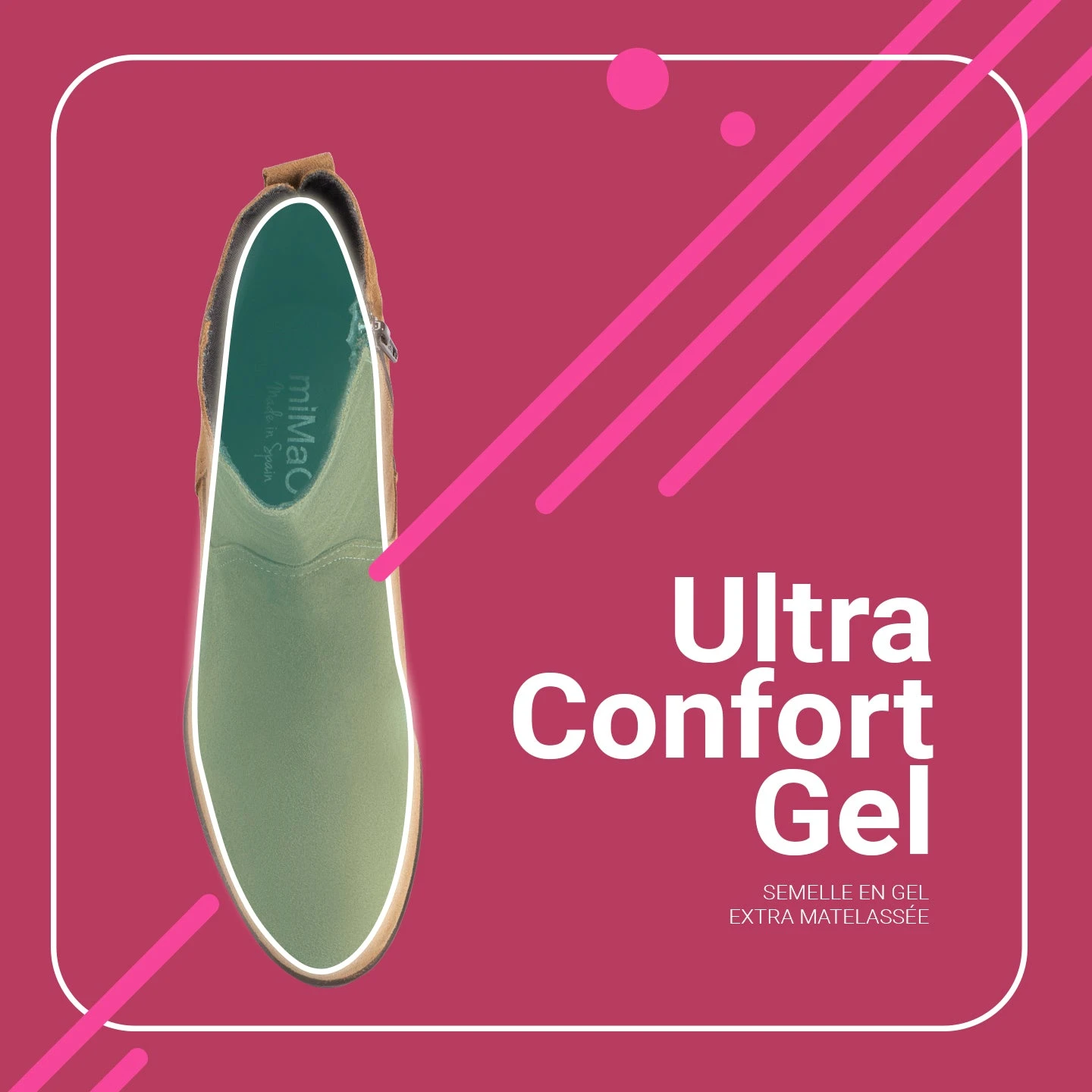 JEANS – Bottines Mi-mollet Avec Plateforme VIN – Image 7