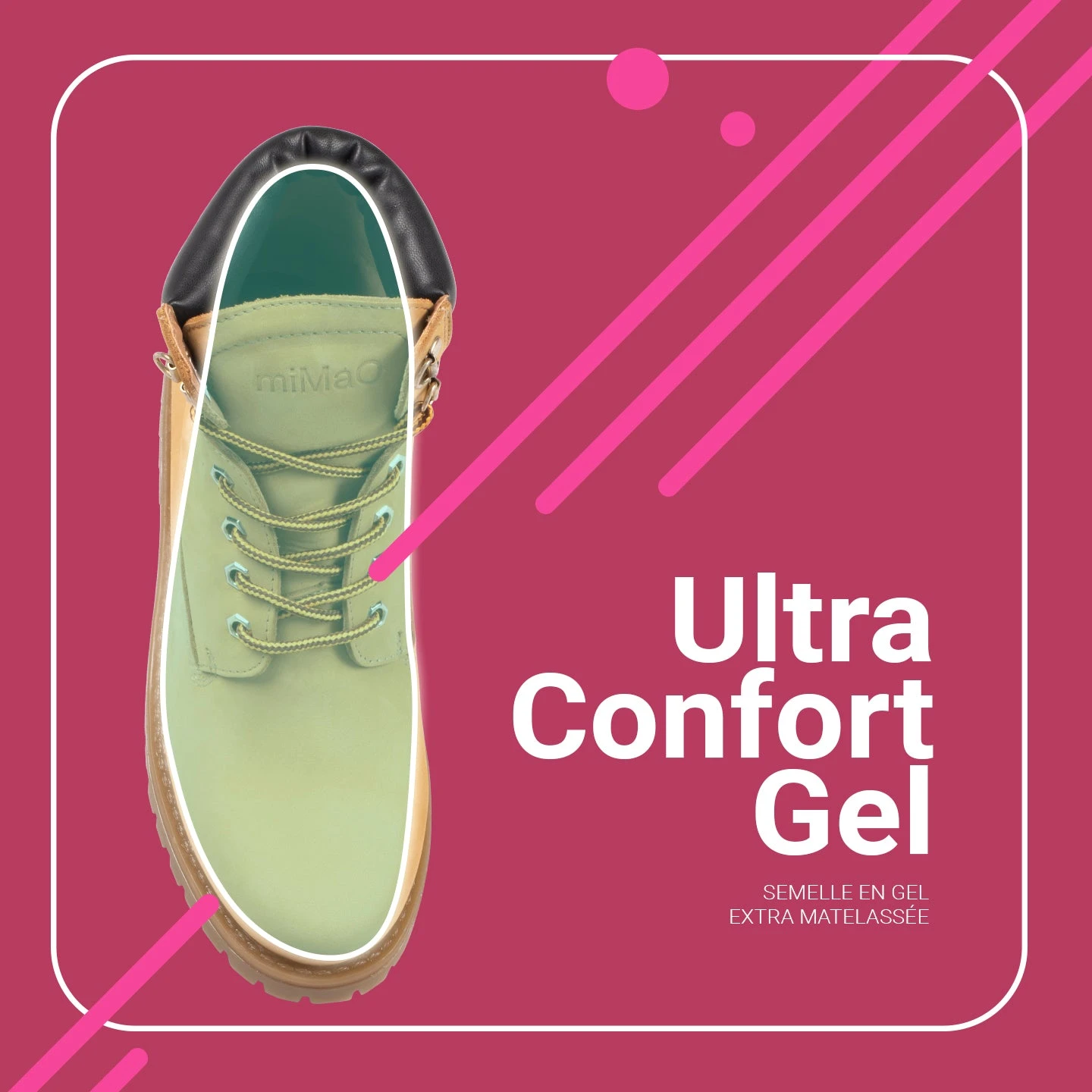 AVIATOR – Bottines De Montagne Pour Femme Nubuck ROSE – Image 7