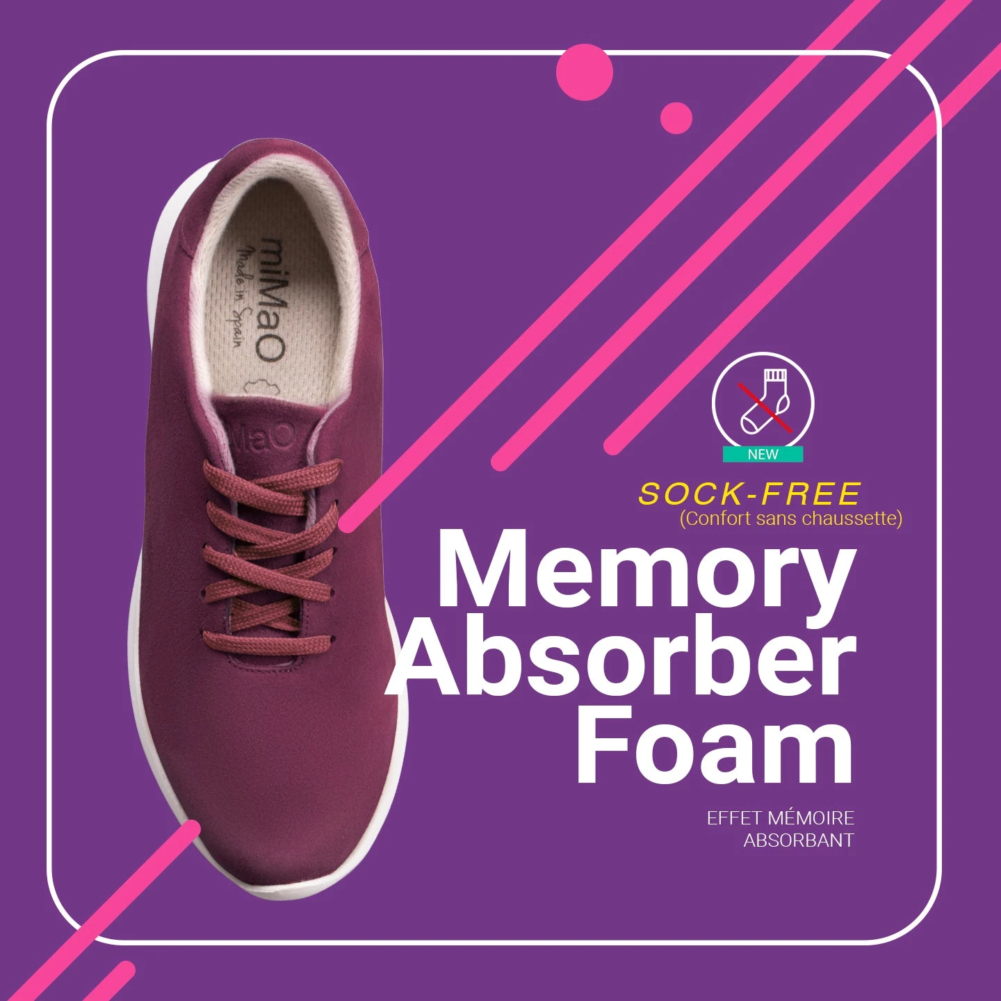 WALK – Chaussures Confortables Pour Femme VIOLET – Image 7