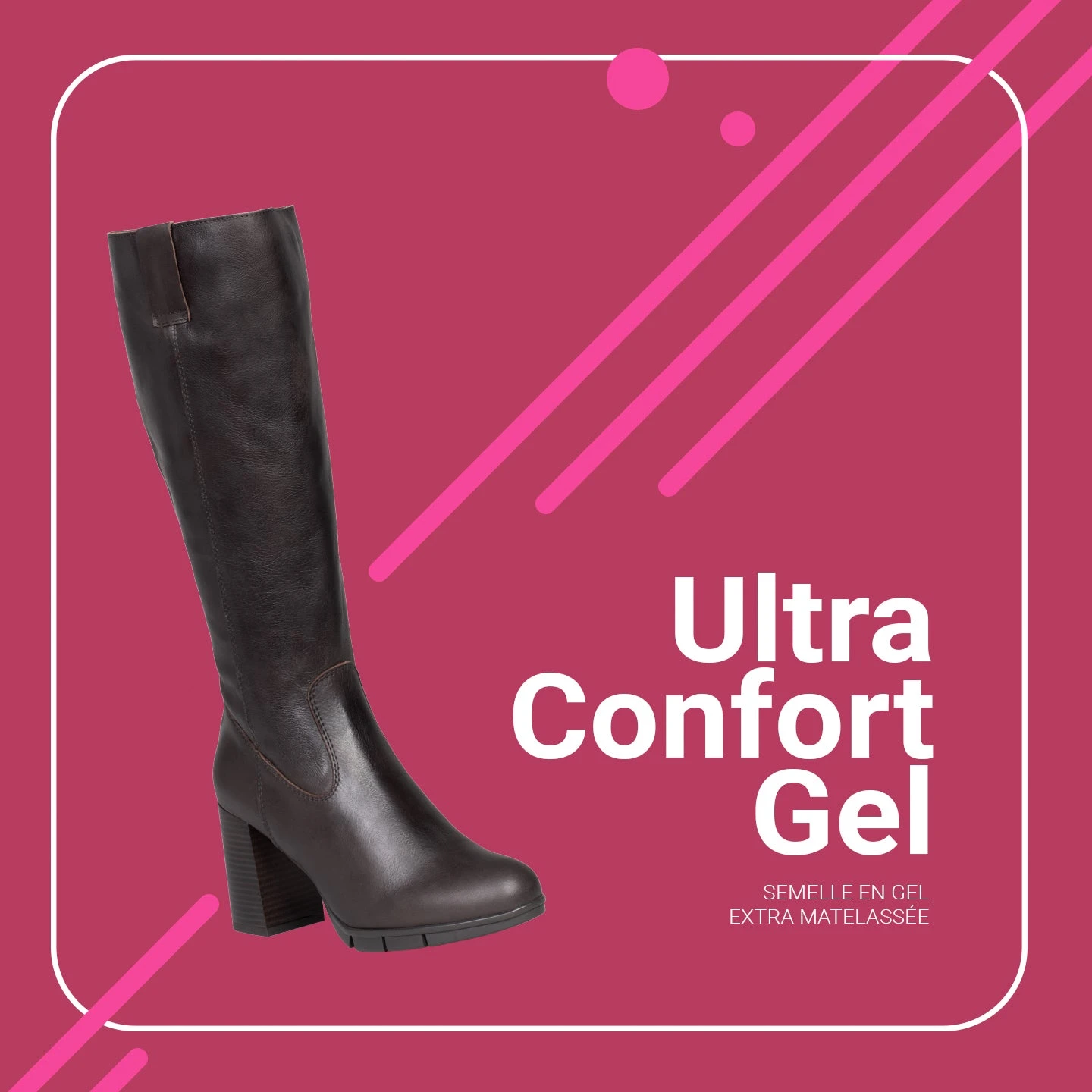 MONTANA –Bottes Hautes à Talon Haut NOIR – Image 7