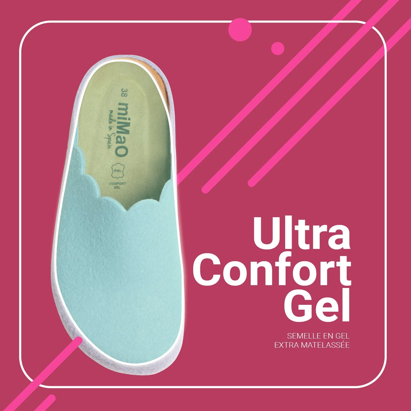 SWEET HOME – Pantoufles Pour Femme VERT – Image 6