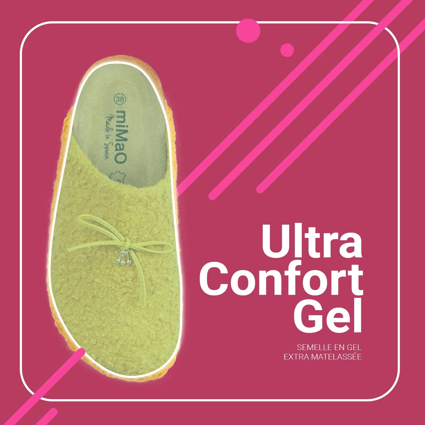 SWEET DREAMS – Pantoufles à Noeud VIOLET – Image 6