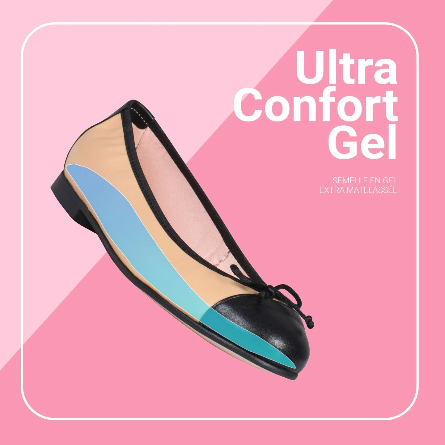 NICOLLE – Ballerine Bicolore OS – Image 7