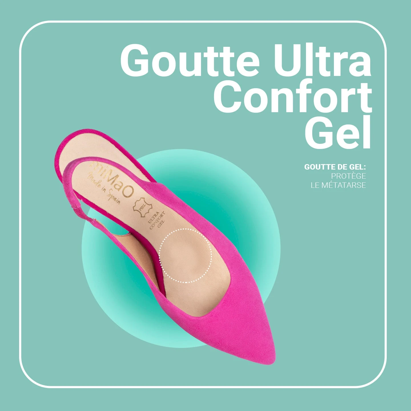 URBAN KITTEN Talon Ouvert – Chaussures à Talon évasé ROSE – Image 6