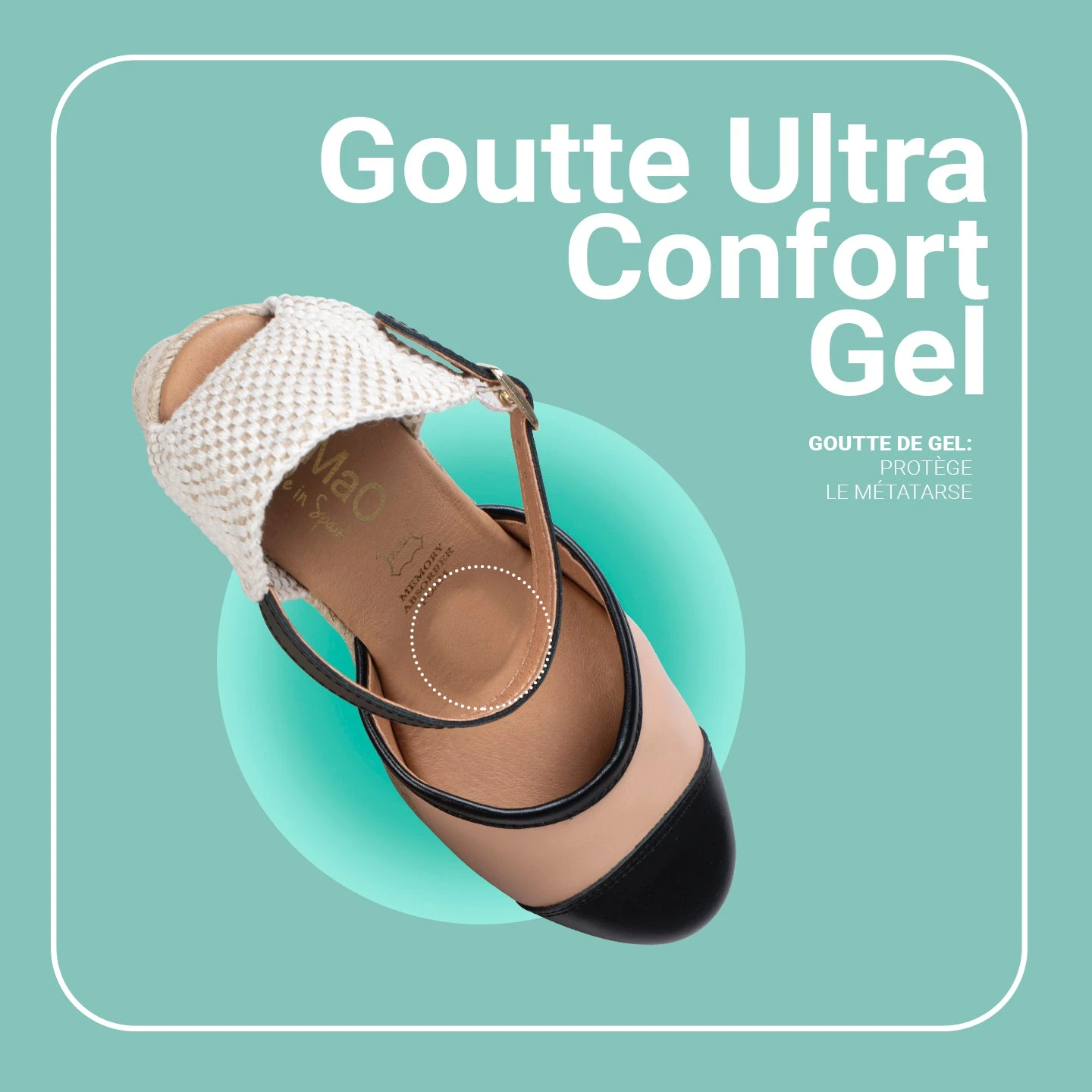 VALENCIANA – Espadrilles Compensées En Cuir Nappa MAKE UP – Image 6