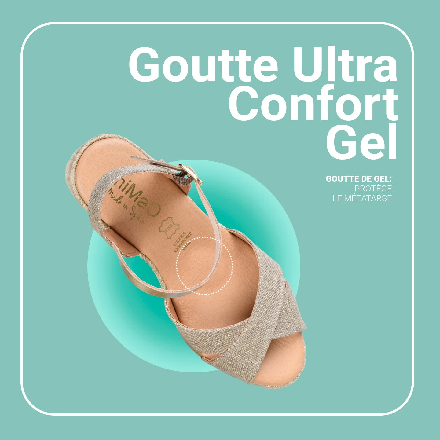 CALPE – Espadrilles Artisanales à Lanières Et Boucle DORÉ – Image 6