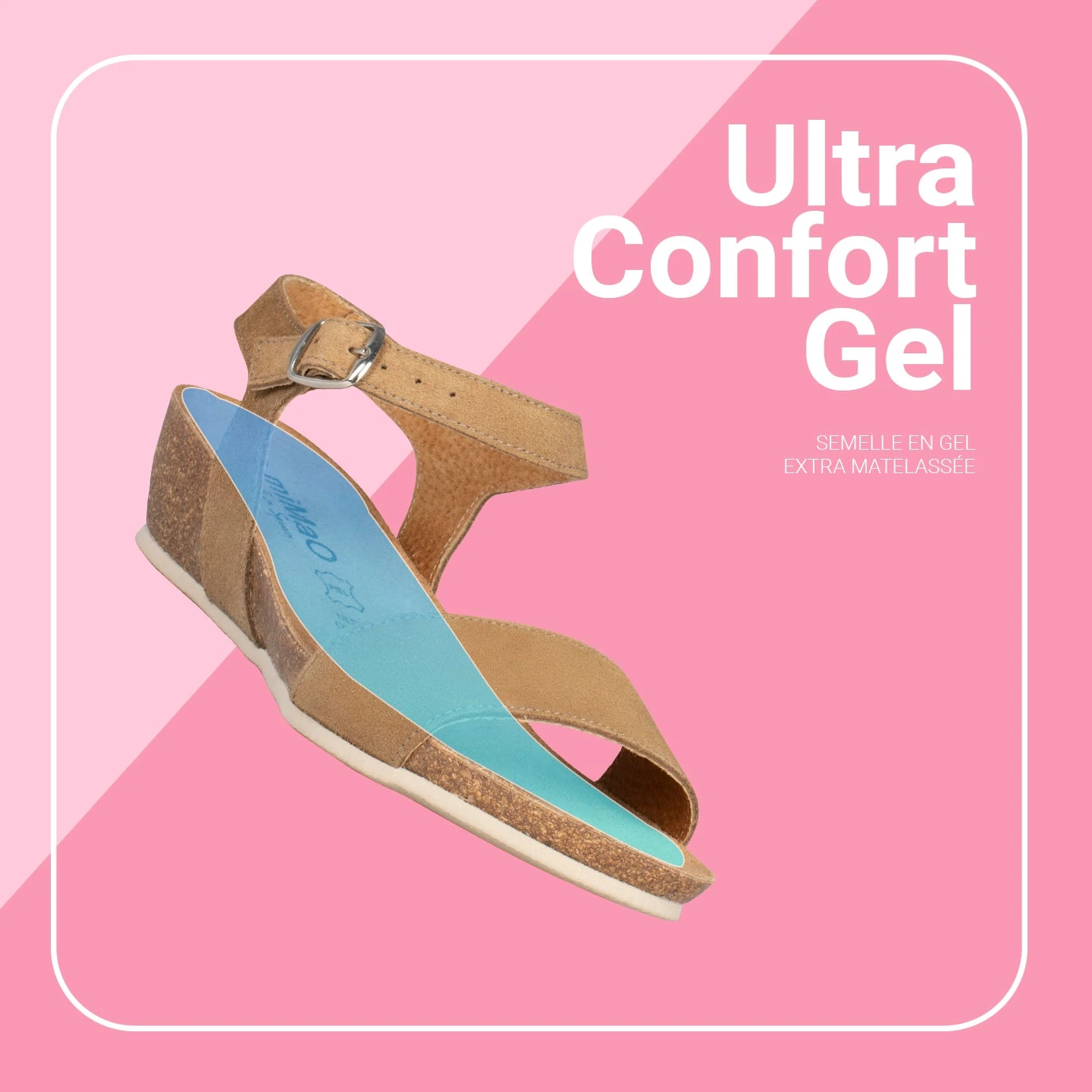 OAK – Sandales Compensées Bio En Nubuck ROUGE – Image 6