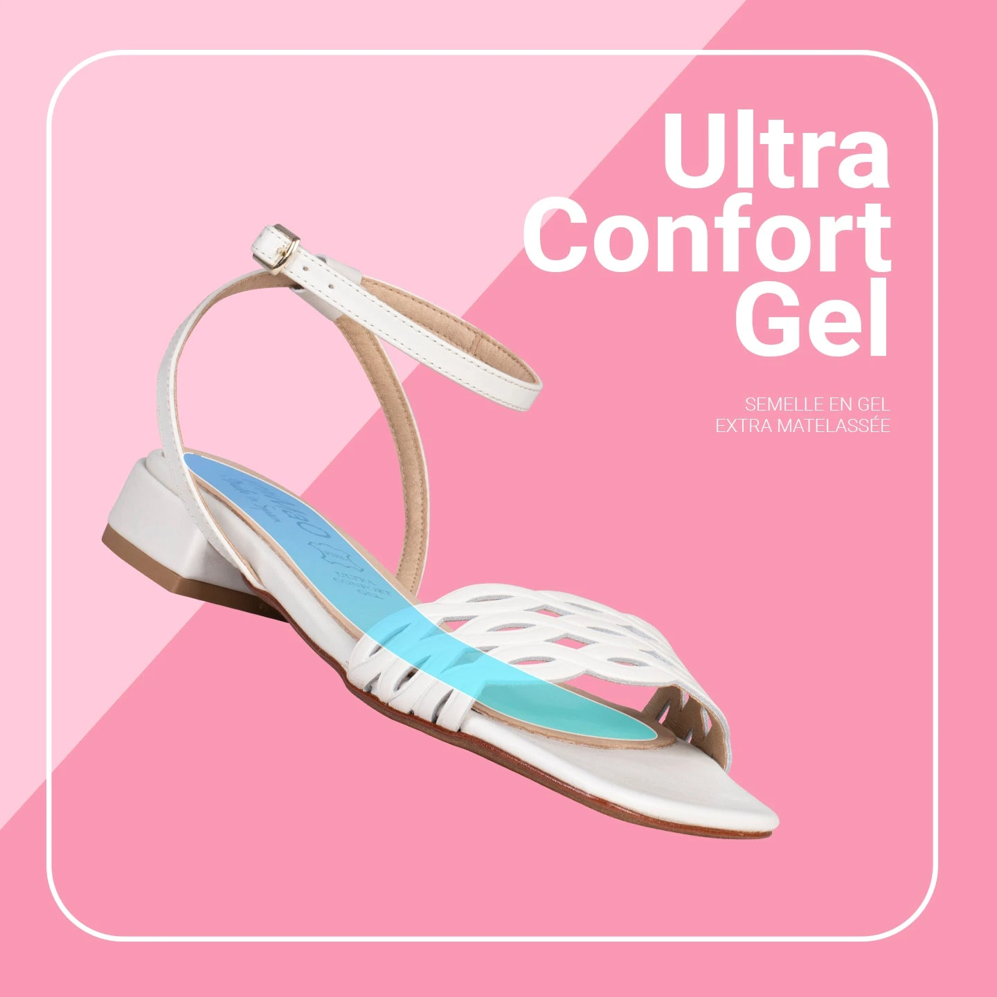 SOFÍA - Sandales Plates DORÉ – Image 6