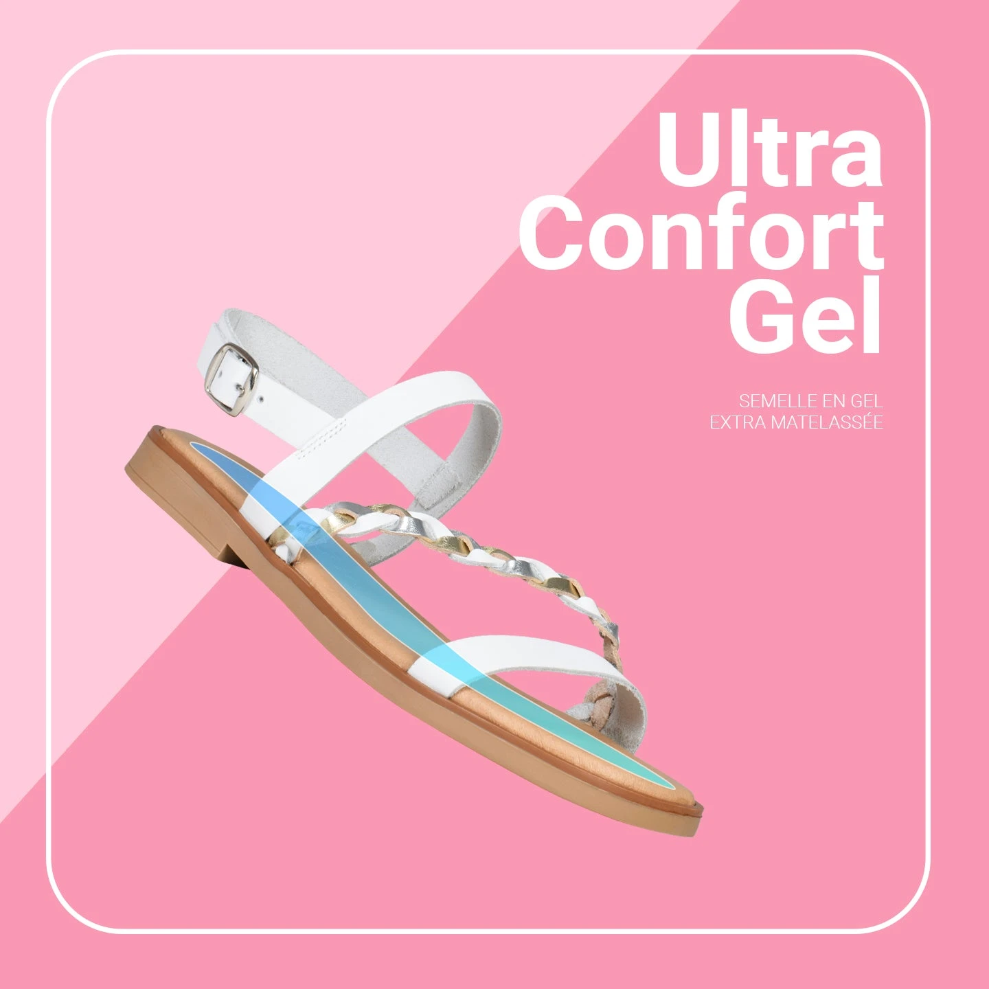 ASTER - Sandales Plates Avec Boucle NUDE – Image 6