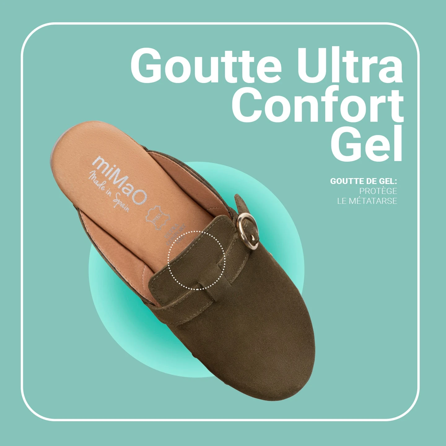 NIZA – Sabots à Talon Bas Et Plateforme CAMEL – Image 6