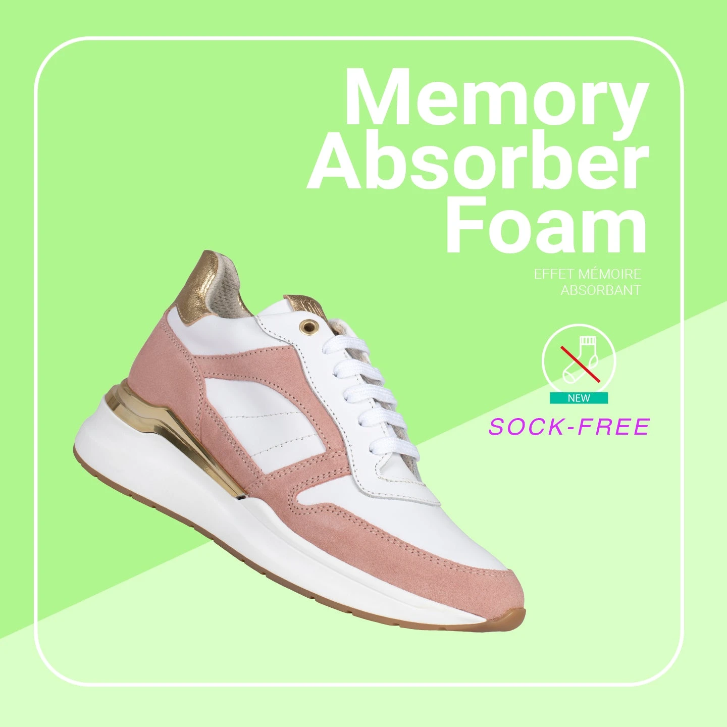 FREEDOM – Baskets Hautes à Semelle Amovible BEIGE – Image 7