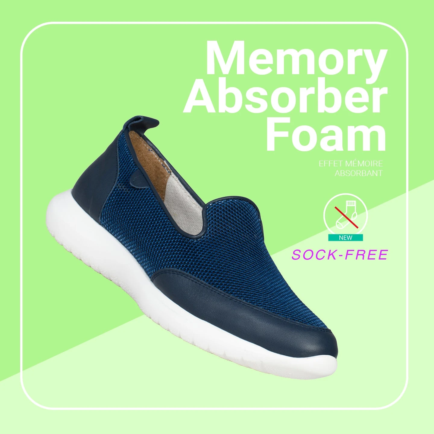 SLIPPER SPORT – Baskets à Enfiler En Maille NOIR – Image 7