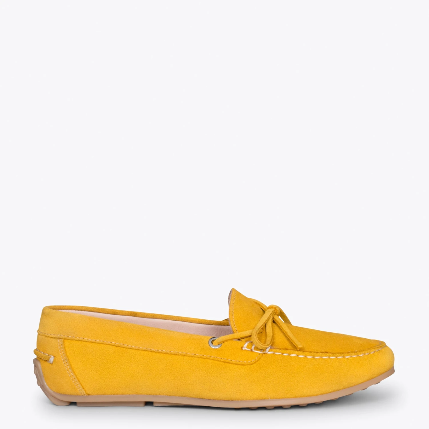 BOUCLE – Mocassins Pour Femme à Semelle Amovible JAUNE