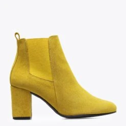 BOTTINES URBAN- Bottines Ă Talon JAUNE