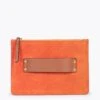 CLASSIC - Pochette à Double Compartiment Pour Femme ORANGE
