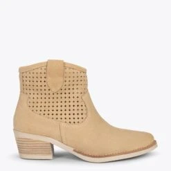 HOUSTON –Bottines Western BEIGE