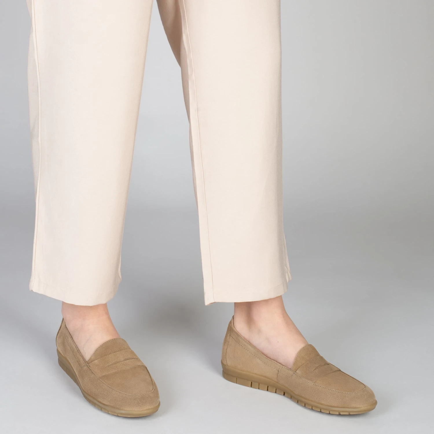 360 – Mocassins Avec Masque Et Compensé Interne SABLE – Image 6