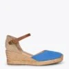 ALTEA - Espadrilles à Semelle Compensée En Cuir BLEU
