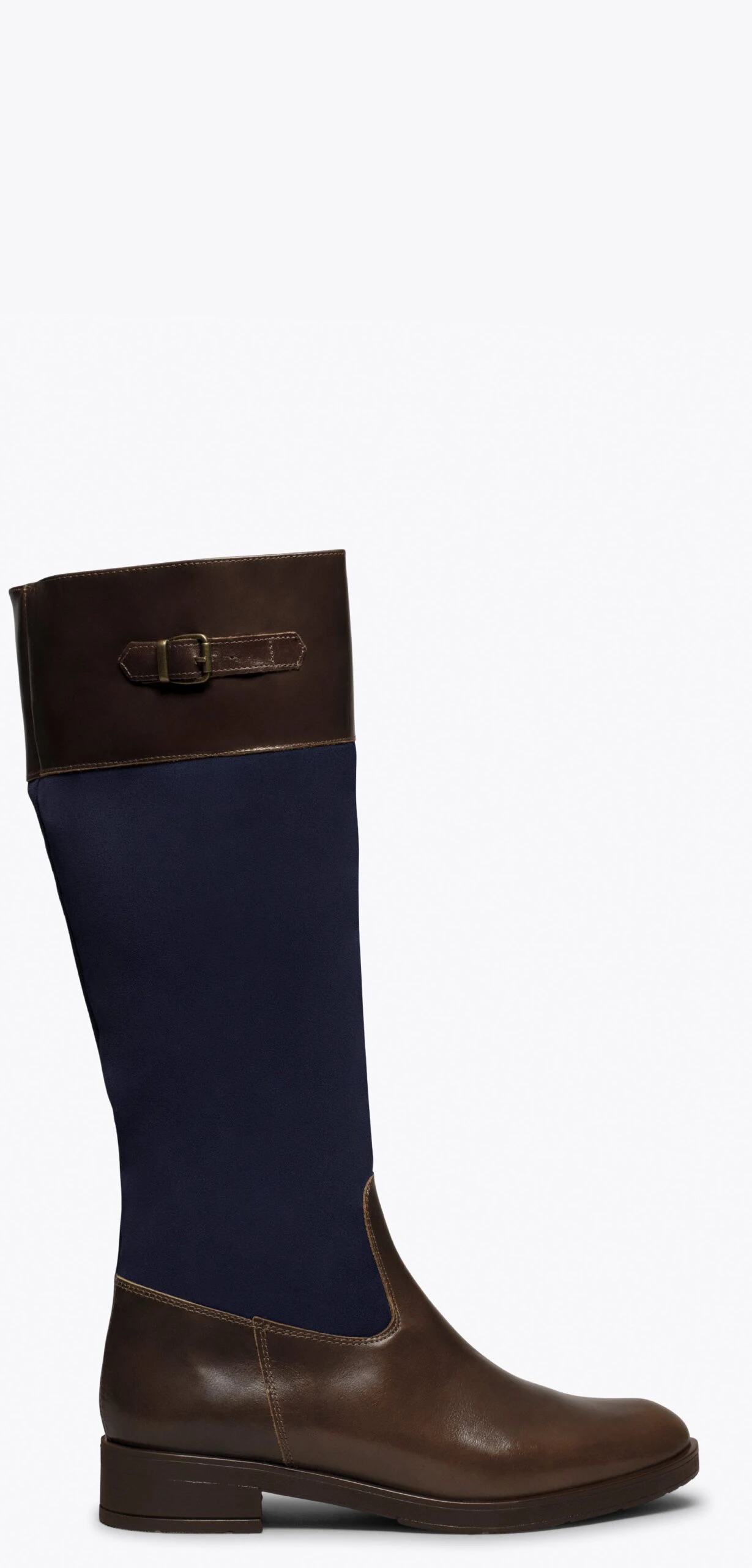 AMAZONE - Bottes Hautes BLEU MARINE Style équestre