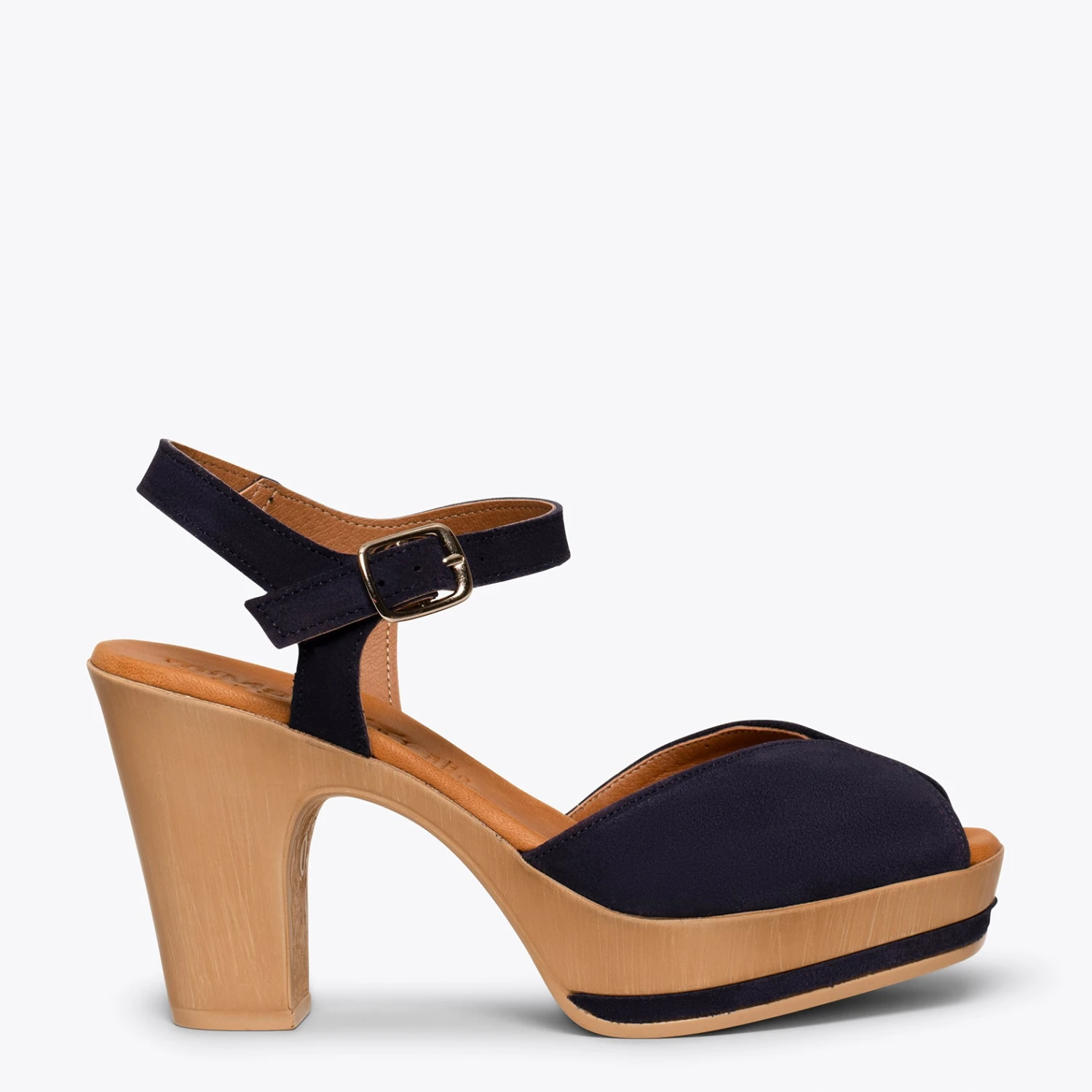 MENORCA - Sandales à Plateforme BLEU MARINE Et Talon Haut