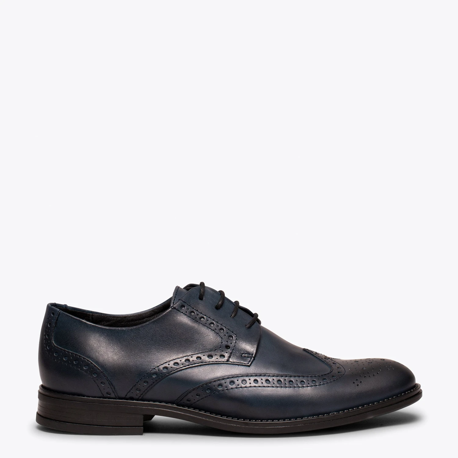 OXFORD - Chaussure Homme BLEU MARINE Avec Coupe Anglaise