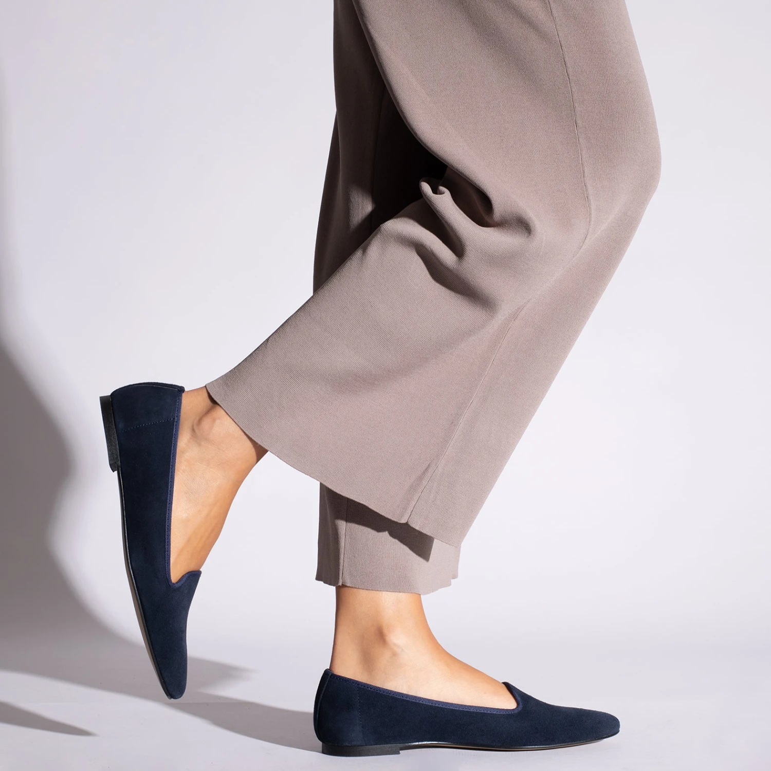 SLIPPER - Slipper En Cuir BLEU Avec Bout Pointu – Image 6