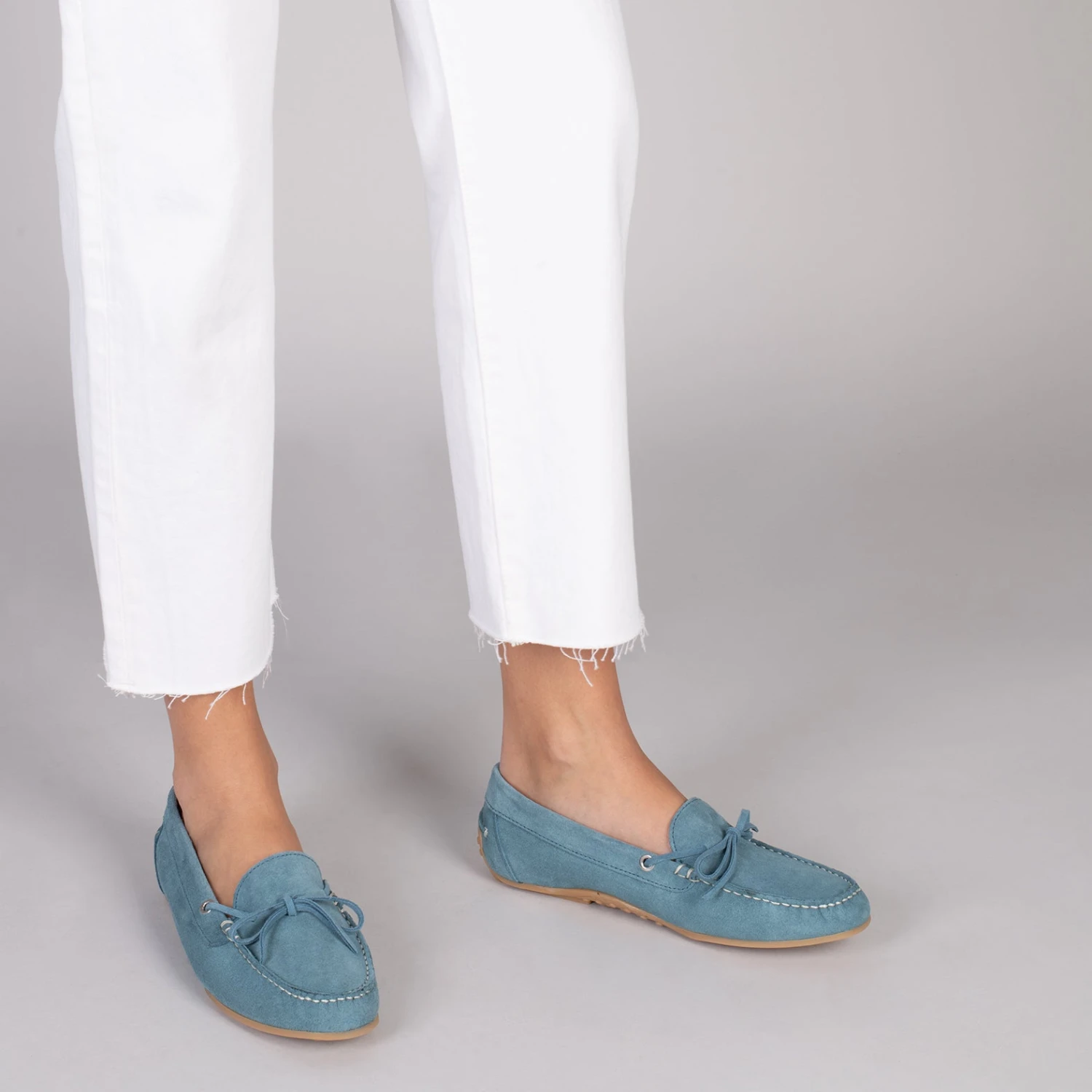 BOUCLE – Mocassins Pour Femme à Semelle Amovible BLEU – Image 6