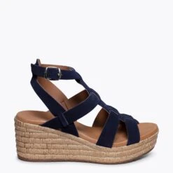 ROMAINE - Sandale Romaine Avec Plateforme BLEU MARINE