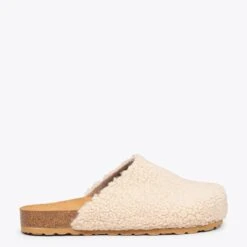 DREAMING - Chaussons Fourrure Mouton BEIGE